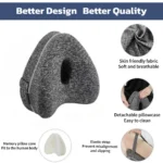 Heart-Shaped Pregnancy Leg Pillow – Memory Cotton Maternity Cushion for Side Sleeping, Nursing & Edema Relief - Image 2