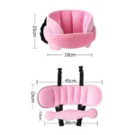 Child Car Safety Seat Head Support Belt – Baby Sleep Protector & Head Fixing Strap for Car Seats | Kids Travel Sleep Aid Pillow (250211) - Image 3