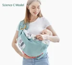 Cotton Baby Wrap Sling with Safety Ring – Newborn Infant Carrier | Comfortable Kangaroo Bag for Hands-Free Baby Wearing (250529)