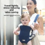 2025 Breathable Baby Wrap Sling – Ergonomic Front Shoulder Carrier for Newborns 0–12 Months | Safe & Comfortable Infant Bag