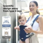 2025 Breathable Baby Wrap Sling – Ergonomic Front Shoulder Carrier for Newborns 0–12 Months | Safe & Comfortable Infant Bag - Image 2