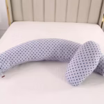 Multi-Functional Pregnancy Pillow – Side Sleeping Support, Breastfeeding Cushion & Infant Sitting Aid | For Newborns & Pregnant Moms - Image 2