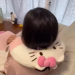 Kitty Portable Cartoon Anime Character Pattern Memory Foam U-Shaped Pillow Girl Travel Car Neck Protector - Image 3