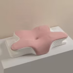 Summer Cooling Memory Foam Cervical Pillow – Slow Rebound Butterfly Neck Support Pillow for Comfortable Sleep - Image 3