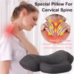 3 In 1 Neck Massager Cervical Pillow Hot Compress Vibration Massage Neck Traction Relax Pillow Spine Support Massager Tools - Image 5