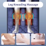 4-Head Infrared Heating Massage Cushion – Electric Vibrating Mattress Pad for Pain & Stress Relief | 110V/220V Massage Chair Cushion - Image 5