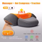3 In 1 Neck Massager Cervical Pillow Hot Compress Vibration Massage Neck Traction Relax Pillow Spine Support Massager Tools - Image 8