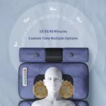 4-Head Infrared Heating Massage Cushion – Electric Vibrating Mattress Pad for Pain & Stress Relief | 110V/220V Massage Chair Cushion - Image 6