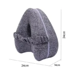 Heart-Shaped Pregnancy Leg Pillow – Memory Cotton Maternity Cushion for Side Sleeping, Nursing & Edema Relief - Image 3