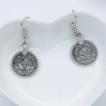 Vintage Earrings For Women Portrait Metal Coin Golden Circle Crystal Dangle Earrings Party Accesories Ear Studs Jewelry - Image 6