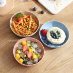 Children Lunch Food Plate Feeding Bowl Wheat Straw Kids Snack Dinnerware Environmental Dishes Newborn Tableware - Image 4