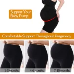 Maternity Shapewear for Under Dresses Pregnant Women Shorts Seamless Pregnancy Underwear Over Belly Support Panty Short Pants - Image 4