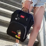 Disney Diaper Bag Backpack For Mummy Maternity Bag Mickey Mouse Women Bag Large Capacity Waterproof Mom Stroller Nappy Bags - Image 2