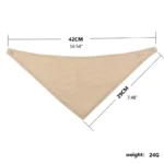 Infant Cotton Bib Newborn Solid Color Triangle Scarf Feeding Saliva Towel Bandana Burp Cloth Boys Girls Gift 3/4/5pcs/Set - Image 6