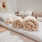 Bedding Quilt Korean Daisy Floral Cotton Kids Infant Children Cot Crib Quilts Autumn Winter Muslin Quilts for Toddlers - Image 4