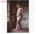 New Pregnant Mother Dress New Maternity Photography Props Women Pregnancy Clothes Lace Dress For Pregnant Photo Shoot Clothing