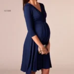 Nursing Dress Top V Collar Breastfeeding Long Sleeve Women Winter for Feeding Maternity Pregnancy Clothes Plus Size