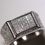 CC Men Ring Vintage Gentleman Engagement Party Ringen Bridegroom Wedding Jewelry Love Promise Drop Shipping CC692 - Image 3