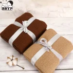 1Set Blankets Knitting Newborn Swaddle Wrap Crib Quilt Super Soft Toddler Infantil Stroller Sofa Bedding Sleeping Covers