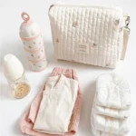Bear Embroidery Nappy Bag Stroller Diaper Caddies Bags Portable Nappies Storage Toiletry Organizer Mommy Bag for Mom - Image 6