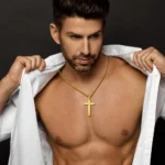 Christian Bible Cross Stainless Steel Statement Necklace Women/Men Catholic Jewelry Religious Collares de acero inoxida Wholesal - Image 2