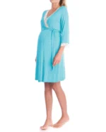 Pregnancy Pajamas Sleepwear Nursing Pregnant Pajamas Mother Breastfeeding Nightgown Elegant Maternity Nursing Dress - Image 3