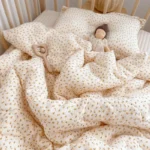 Bedding Quilt Korean Daisy Floral Cotton Kids Infant Children Cot Crib Quilts Autumn Winter Muslin Quilts for Toddlers - Image 2