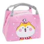 85AE Cartoon Lunch Bag Insulated Thermal Lunch Tote Bag Lunch Box Container Milk Bottle Drinks Holder for Work - Image 3