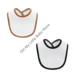M76C Maternal Child Product Water Proofing Bib Newborns Drooling Protections Bib - Image 2