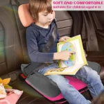Car Inflatable Booster Seat PVC Universal Travel Portable Booster Cushion With Storage Bag For Kids Comfort and Safety Travel - Image 4