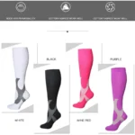 Compression Socks Varicose Vein Stocking Running Cycling Socks Fit for Edema Diabetic Pregnancy Blood Circulation Fashion Socks - Image 6