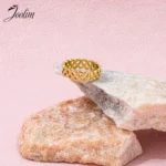 Joolim High End PVD Waterproof&No Fade Fashion Romantic Love Heart Pave Cross Ring for Women Stainless Steel Jewelry Wholesale - Image 6