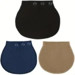 76HF Adjustable Maternity Waistband Extender with 3 Buttons for Pregnancy Pants - Image 4