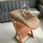 Multi-Function High Chair, Convertible Newborn Bassinet & Feeding Seat with 0-6 Month Infant Carrier, Portable Sleeper - Image 5