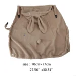 97BE for Carrier Cover Hooded Stretchy Cloak Multifunctional Windproof Newborn Thicken Warm Stroller Cover - Image 6