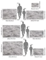 VIKAMA Tie-Dye Plush Carpet Living Room Decoration Soft Fluffy Home Mat Children's Room Crawling Non-Slip Blanket - Image 6