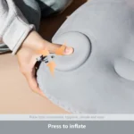 BISINNA Camping Inflatable Pillow Portable Ultralight Travel Hiking Air Sleeping Pillow for Neck and Lumbar Support - Image 2