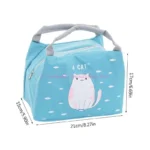 85AE Cartoon Lunch Bag Insulated Thermal Lunch Tote Bag Lunch Box Container Milk Bottle Drinks Holder for Work - Image 5