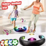 LED Bubble Football Kids Interactive Game Toy with Music and Lights Floating Indoor Mobile Slide Flat Soccer Sports for Kid Gift - Image 4