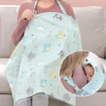 Ultra-Thin Nursing Cover Dress Adjustable Breastfeeding Scarf Privacy Clips Breathable Multipurpose Shawl for Outdoor Feeding - Image 4