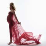 Sexy Transparent Maternity Dress Photoshoot Shower Dresses Photography Pregnant Clothes Babyshower Shooting Clothing - Image 6