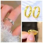 High Quality Simple Round Men Rings Female Rose Gold Color Wedding Rings for Women Lover's Fashion Jewelry Gift - Image 4