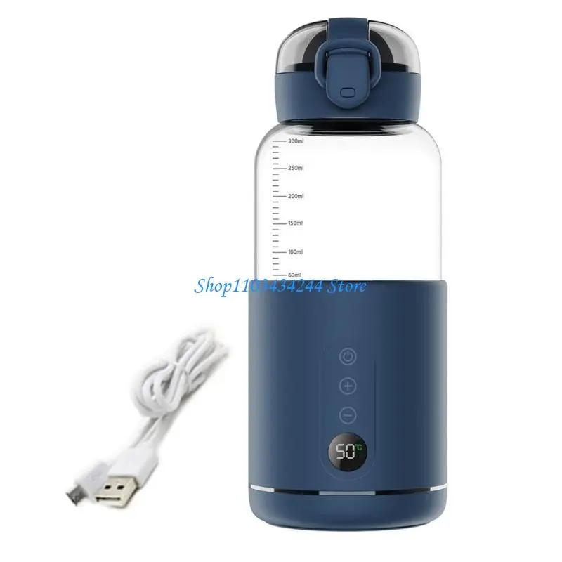 kf-S13aced5d9592483188f14bb6930fb555R Portable Warmer for Infant Feeding USB Rechargeable Milk Bottle Warmer Consistent Heat for Breastmilk/Formula - Image 1