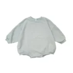INS 0-18M Newborn Infant Girl Boy Sweatshirt Romper Toddler Long Sleeve Basic Cotton Oversize Rompers Clothes Jumpsuit - Image 4