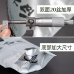 250g/500g Chinese Bulk ShouMei Bai Cha Zipper Bags Fuding BaiHao Silver Needle White Tea Recyclable Sealing Packing Gift Bag - Image 3