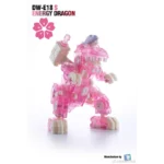 【Spot Goods】Original Transformation Toy Doctor Wu DW-E18S Pink Transparent Iron Dragon Three Transformation Base Action Doll - Image 3