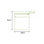 Waterproof Wet Dry Bag Reusable Toiletries Bag Diaper Storage Bag Swimsuit Storage with Two Pockets Nappy Dry Bag Bathing - Image 6