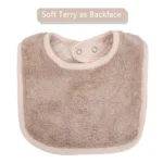 Cute Bear Muslin Cotton Bibs Saliva Towel U-Absorbent Pockets Korean Children Kids Boys Girls Bandanas Feeding Burp Clothes - Image 3