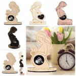 Handicraft Ultrasound Photo Frame Handmade DIY Ultrasonic Stand Sign Ultrasound Wooden Pictures Frame Memory Gift - Image 3