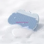 Silicone Bath Brush Hairbrush with Suction Cup Feature for Easy Storage